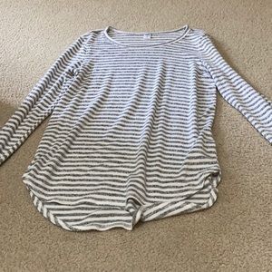 Long sleeve stripped shirt